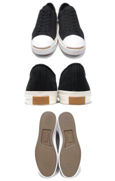 画像2: NEW Converse "Jack Purcell"  Low-Cut Leather Sneaker　Black / White　size 13 (2)