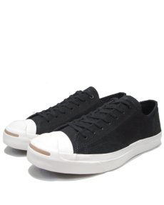 画像1: NEW Converse "Jack Purcell"  Low-Cut Leather Sneaker　Black / White　size 13 (1)