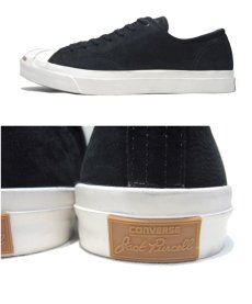 画像3: NEW Converse "Jack Purcell"  Low-Cut Leather Sneaker　Black / White　size 13 (3)