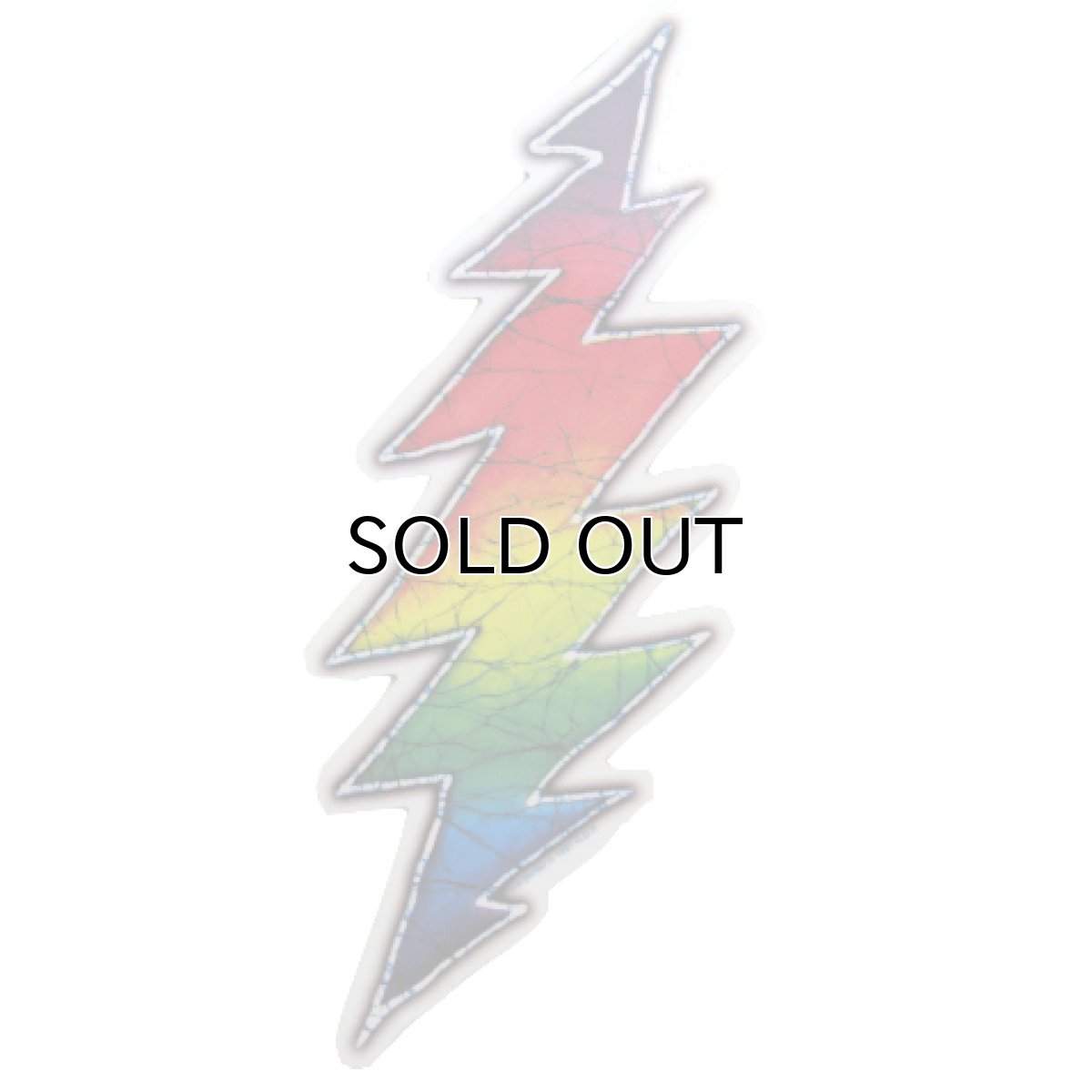 画像1: Grateful Dead "Lightning Bolt" Stickers (1)