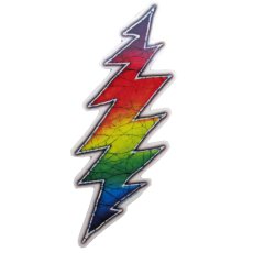 画像1: Grateful Dead "Lightning Bolt" Stickers (1)