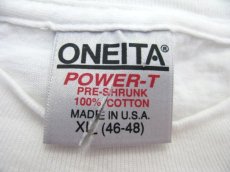 画像4: ONEITA "Levi's 501" Print T-Shirts -made in USA-　WHITE　size XL (表記 XL 46-48) (4)