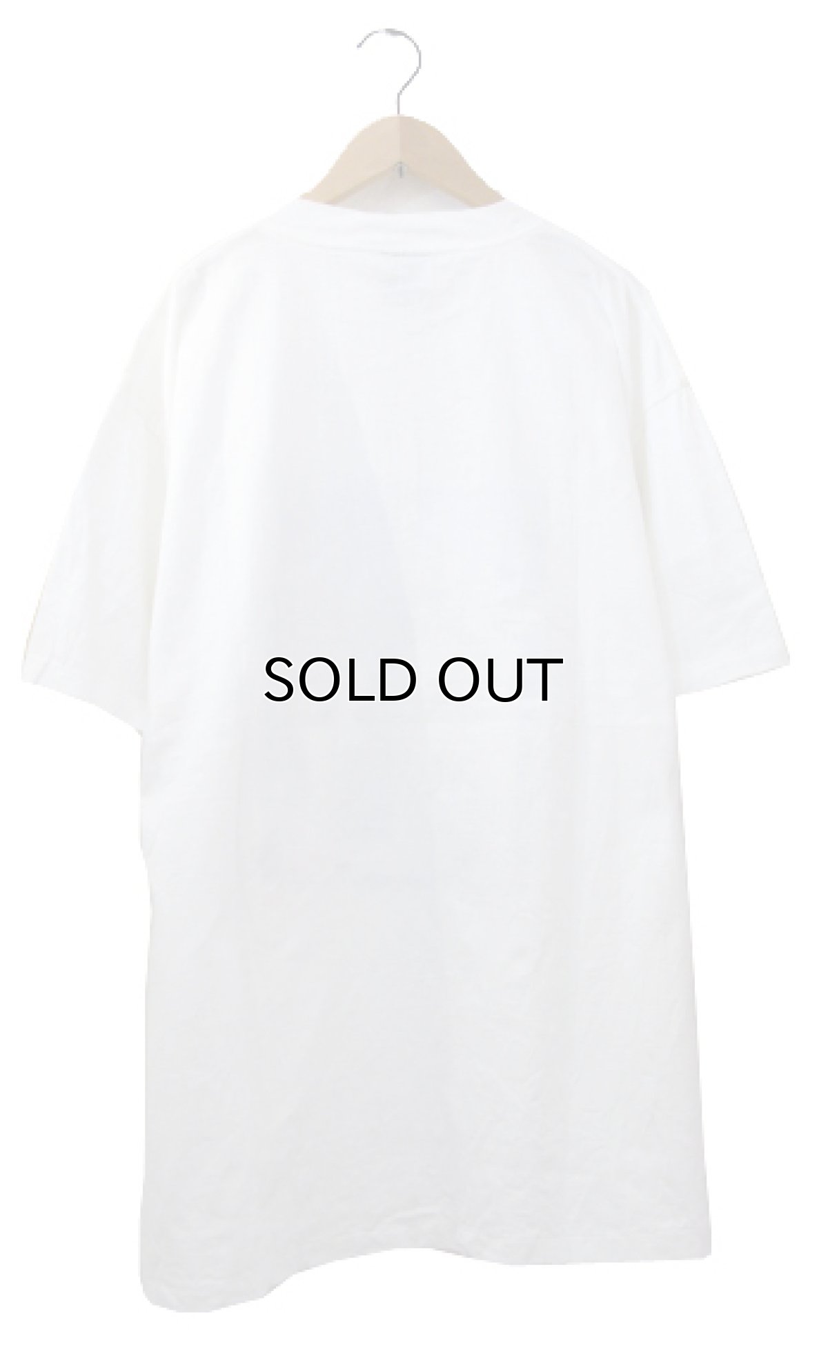 画像2: ONEITA "Levi's 501" Print T-Shirts -made in USA-　WHITE　size XL (表記 XL 46-48) (2)