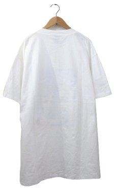 画像2: ONEITA "Levi's 501" Print T-Shirts -made in USA-　WHITE　size XL (表記 XL 46-48) (2)