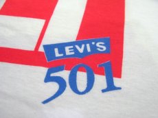 画像6: 1980's Screen Stars "Levi's 501" Print T-Shirts　Dead Stock　WHITE　size XL (表記 XL) (6)