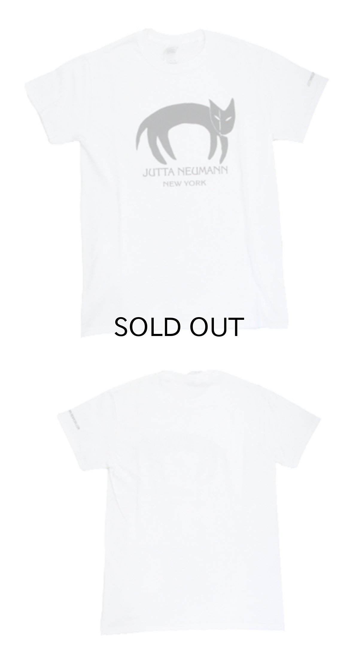 画像3: JUTTA NEUMANN Print T-Shirtsl color : WHITE size S / M / L / XL (3)