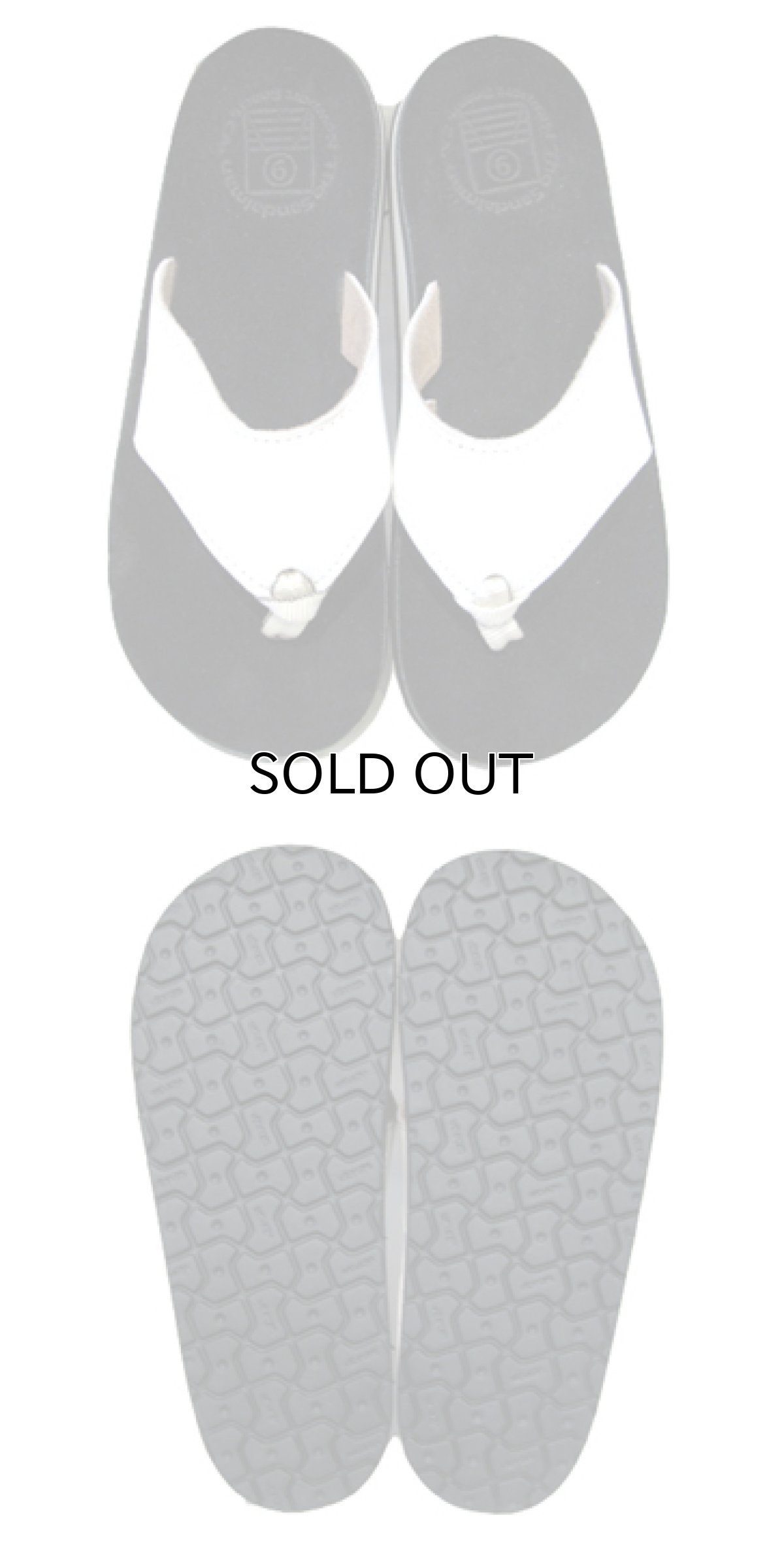 画像3: NEW "The SANDALMAN" Leather Sandal　hand made in U.S.A　WHITE　size 9 (3)