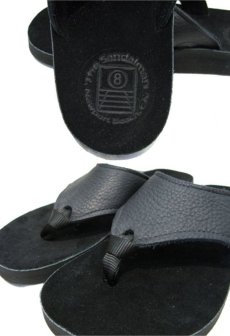 画像5: NEW "The SANDALMAN" Leather Sandal　hand made in U.S.A　BLACK　size 8 / 9 / 10 (5)