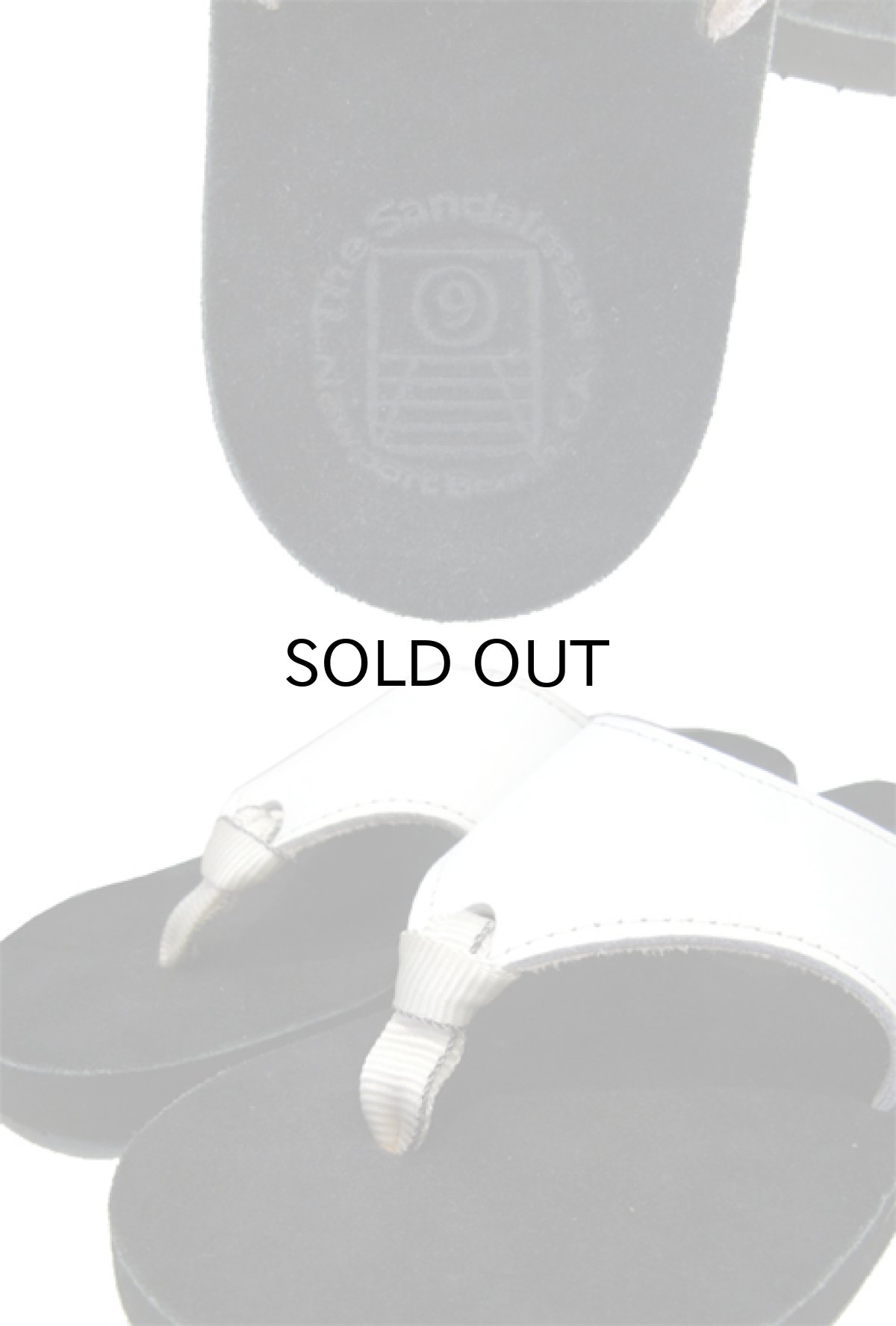 画像5: NEW "The SANDALMAN" Leather Sandal　hand made in U.S.A　WHITE　size 9 (5)