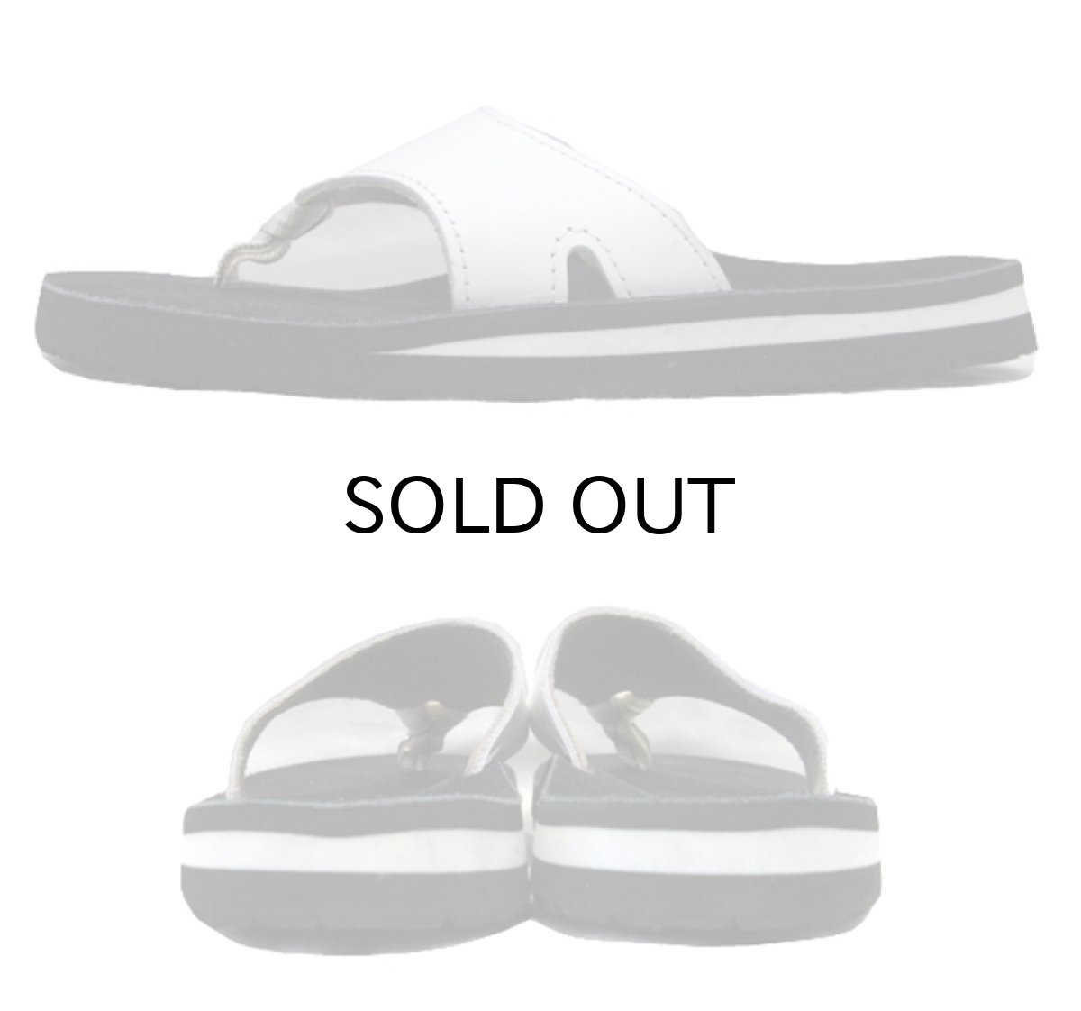 画像2: NEW "The SANDALMAN" Leather Sandal　hand made in U.S.A　WHITE　size 9 (2)