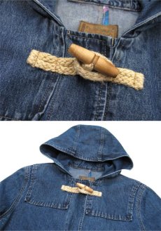 画像5: "RL Lauren Jeans Co." Denim Duffle Coat　Blue Denim　size M (表記 M) (5)