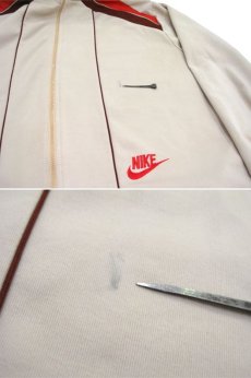 画像7: 1970's NIKE Jersey Jog Tops -made in TAIWAN-　BEIGE　size L (表記 L) (7)