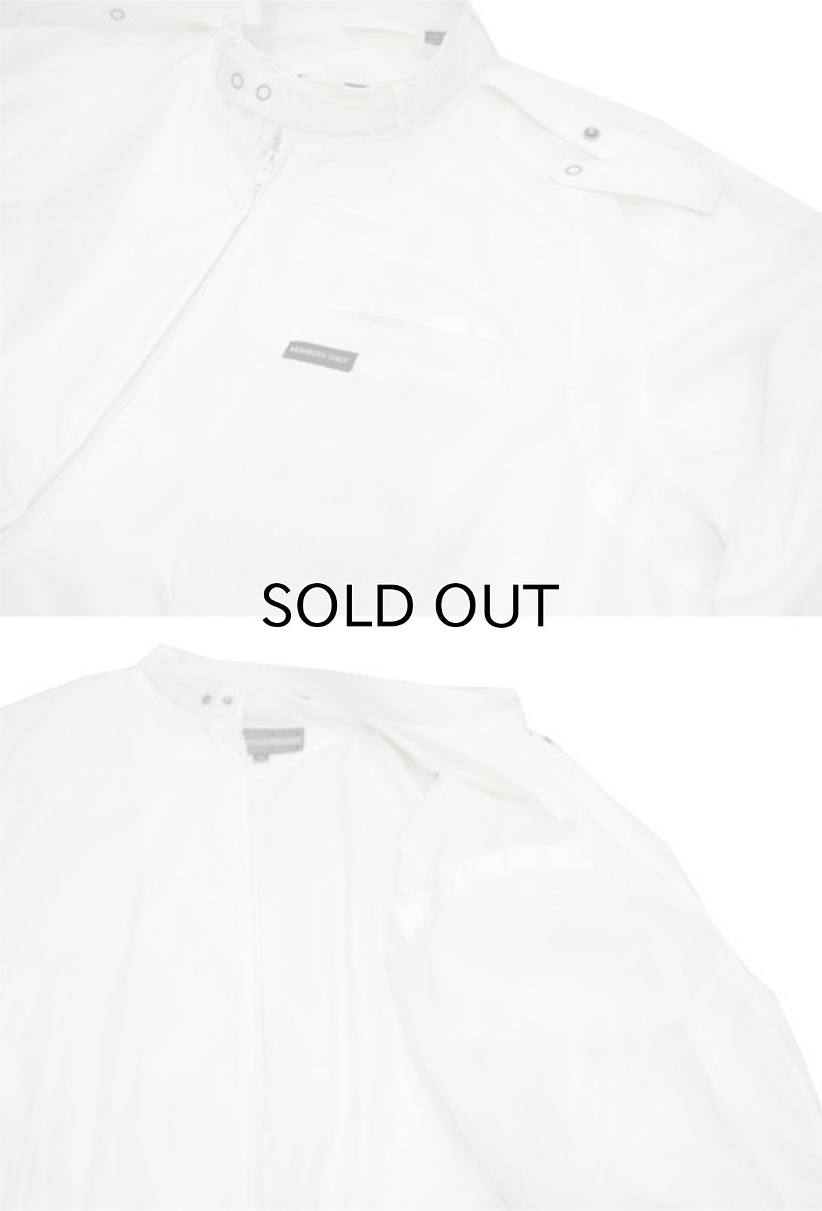 画像6: 1980's Members Only Zip Up Jacket WHITE size XL (表記 2XL) (6)