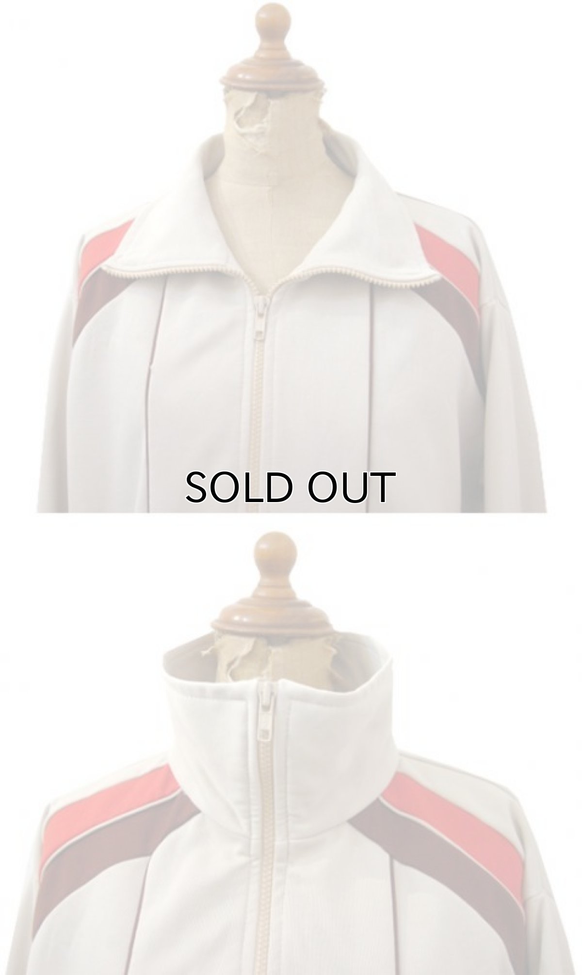 画像4: 1970's NIKE Jersey Jog Tops -made in TAIWAN- BEIGE size L (表記 L) (4)