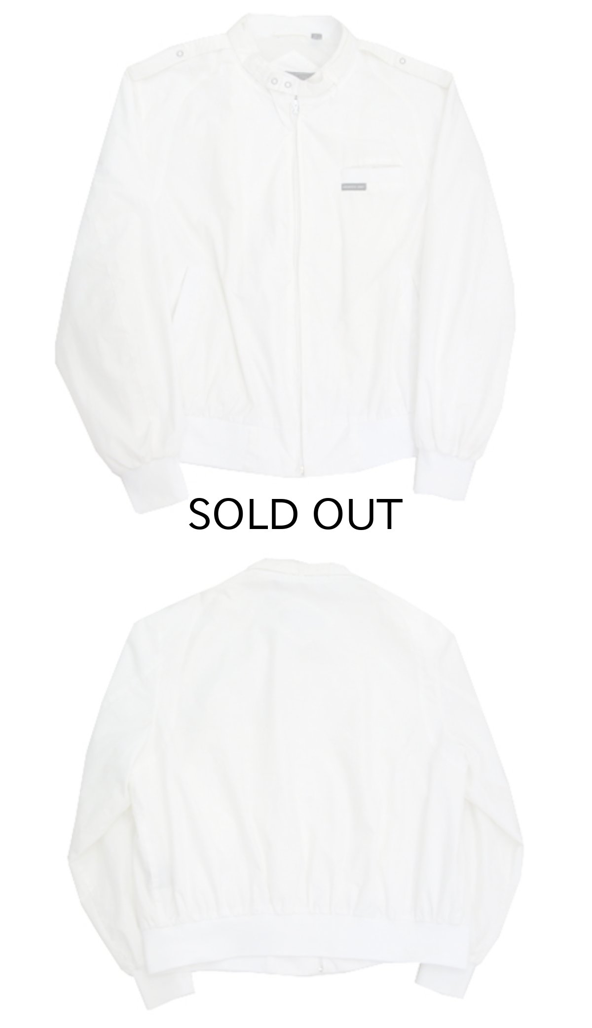 画像5: 1980's Members Only Zip Up Jacket WHITE size XL (表記 2XL) (5)