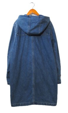 画像2: "RL Lauren Jeans Co." Denim Duffle Coat　Blue Denim　size M (表記 M) (2)