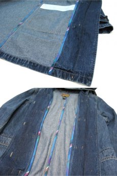 画像7: "RL Lauren Jeans Co." Denim Duffle Coat　Blue Denim　size M (表記 M) (7)