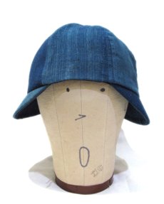 画像2: #B  Note and Pen "diverse Cap" Double Visor INDIGO (2)