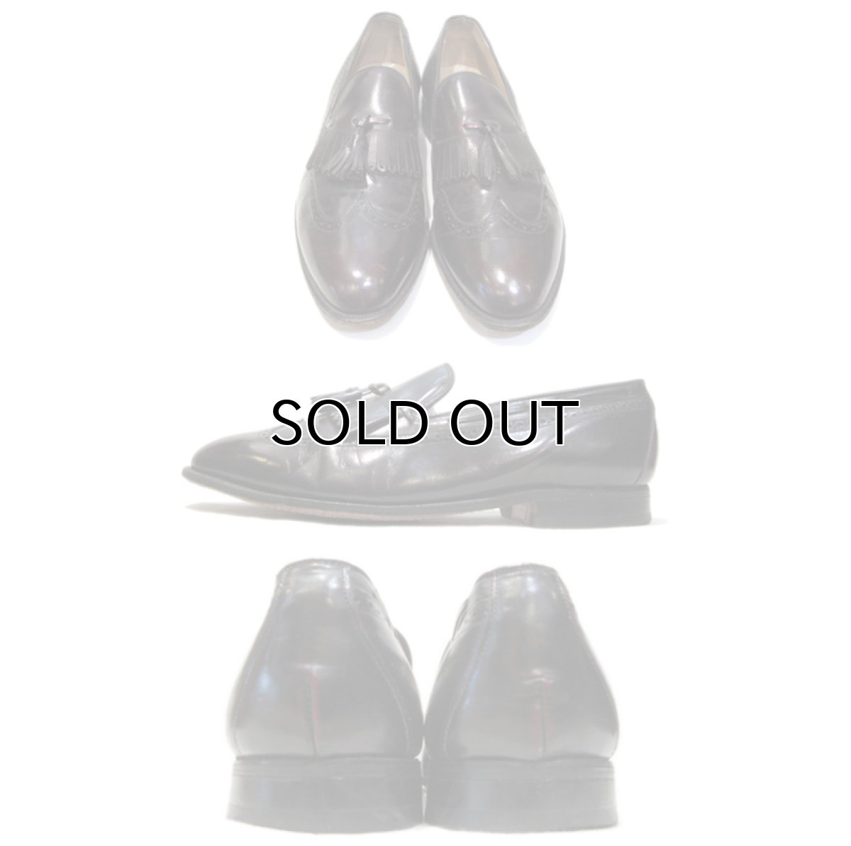 画像2: Johnston & Murphy "ARISTOCRAFT" Quilt Tassel Loafer -made in USA-　Cherry Red　size 9.5 (約27.5 cm) (2)