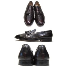 画像2: Johnston & Murphy "ARISTOCRAFT" Quilt Tassel Loafer -made in USA-　Cherry Red　size 9.5 (約27.5 cm) (2)