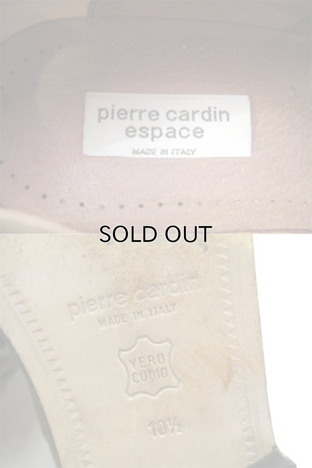 画像3: 1980's Pierre Cardin espace Strap Leather Shoes -made in ITALY-　Multi Brown　size 10.5C (28cm ~ 28.5cm) (3)