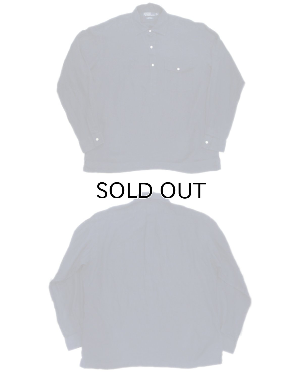 画像3: "Polo by Ralph Lauren"  Pullover Linen Shirts NAVY size L (表記 L) (3)