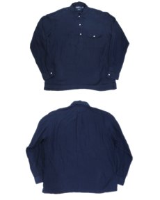 画像3: "Polo by Ralph Lauren"  Pullover Linen Shirts　NAVY　size L (表記 L) (3)