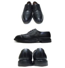 画像2: J.M.WESTON lot :598 Split Toe U-Tip Leather Shoes　BLACK　size 8.5C (26.5 cm) (2)