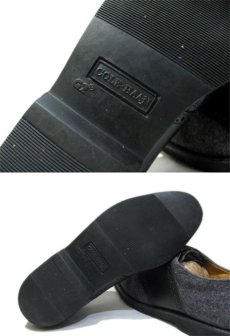 画像3: COLE-HAAN Wool x Leather Saddle Shoes -made in U.S.A　Charcoal Grey / Black　size 9.5 (27.5 cm) (3)