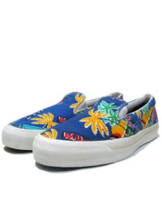 画像1: 1980's Converse "Skid Grip" Slip-on -made in KOREA-　Tropical Pattern　size 11.5 (29.5 cm) (1)