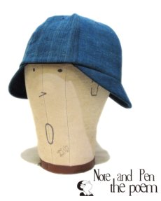 画像1: #A  Note and Pen "diverse Cap" Double Visor INDIGO (1)