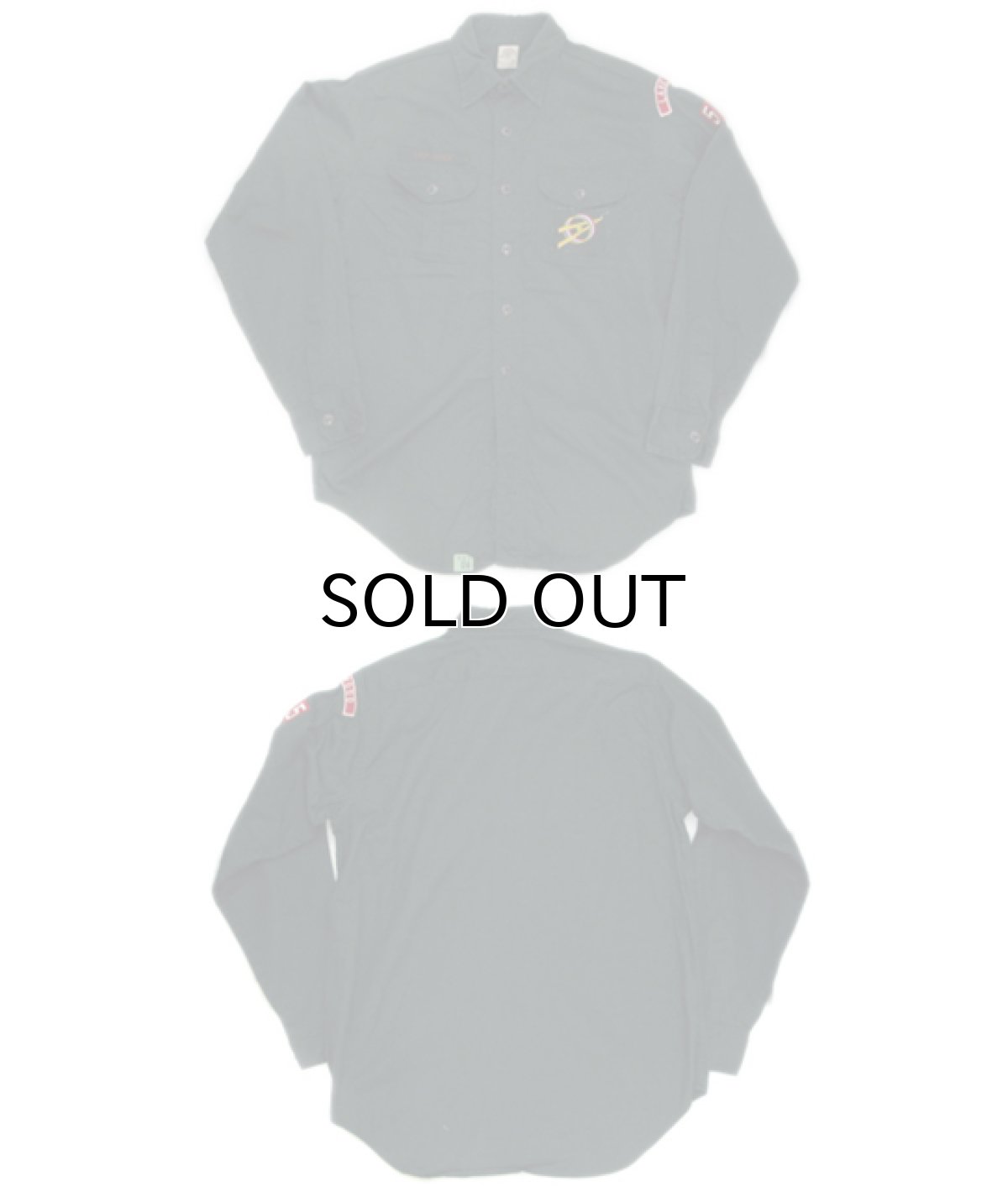 画像3: 1960's~ "Boy Scout of America BSA" Cotton L/S Shirts 　GREEN　size M - L (表記 15 REG) (3)