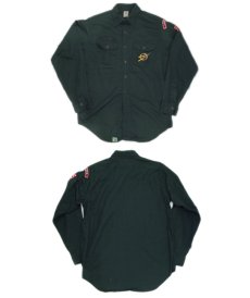画像3: 1960's~ "Boy Scout of America BSA" Cotton L/S Shirts 　GREEN　size M - L (表記 15 REG) (3)