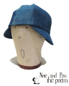 画像1: #C  Note and Pen "diverse Cap" Double Visor INDIGO (1)