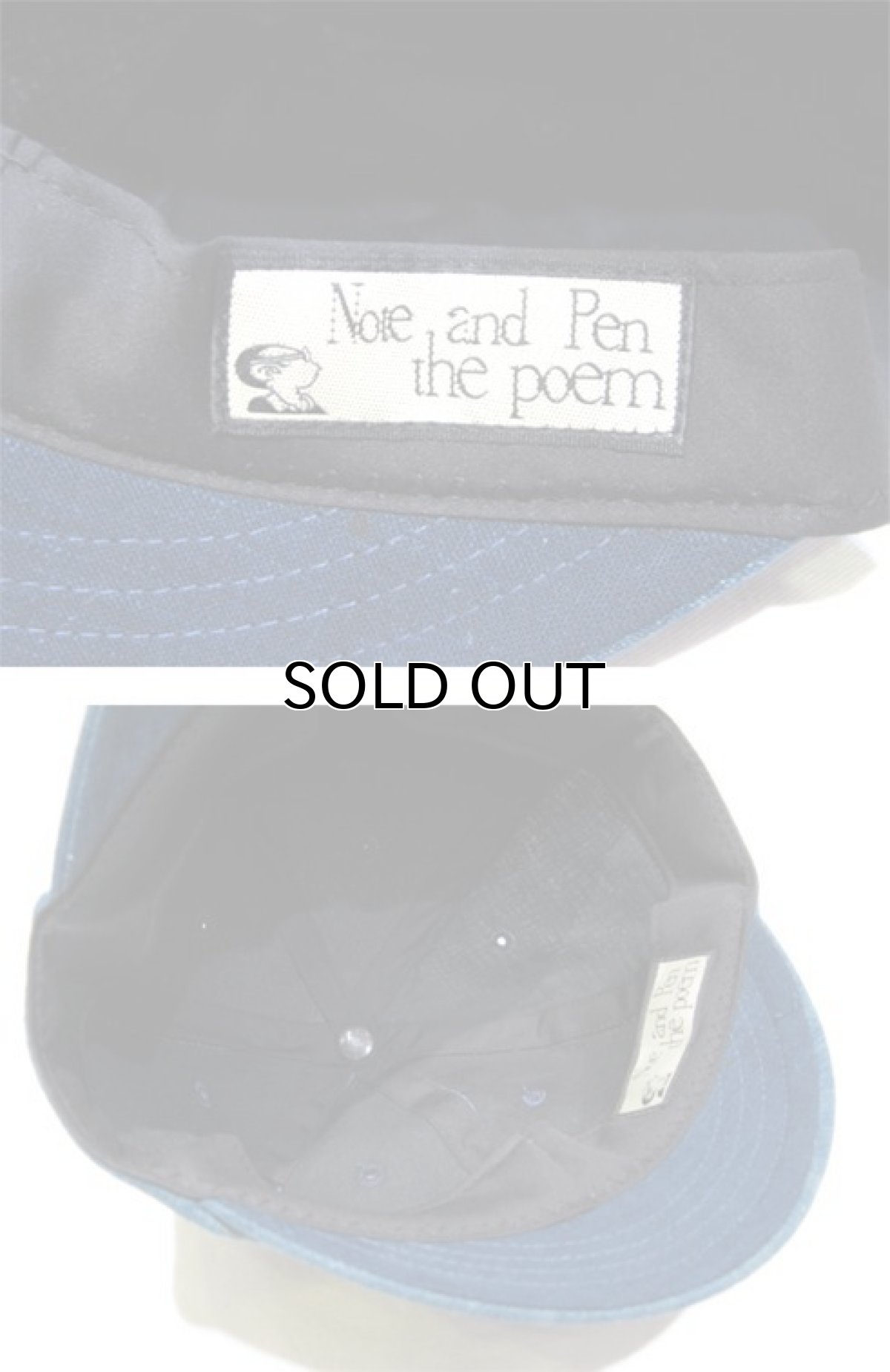 画像4: #A  Note and Pen "diverse Cap" Double Visor INDIGO (4)