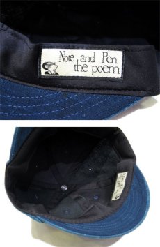 画像4: #A  Note and Pen "diverse Cap" Double Visor INDIGO (4)