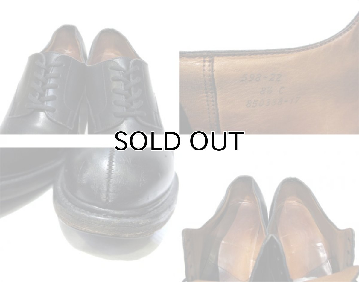 画像5: J.M.WESTON lot :598 Split Toe U-Tip Leather Shoes　BLACK　size 8.5C (26.5 cm) (5)