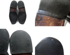 画像3: J.M.WESTON lot :598 Split Toe U-Tip Leather Shoes　BLACK　size 8.5C (26.5 cm) (3)