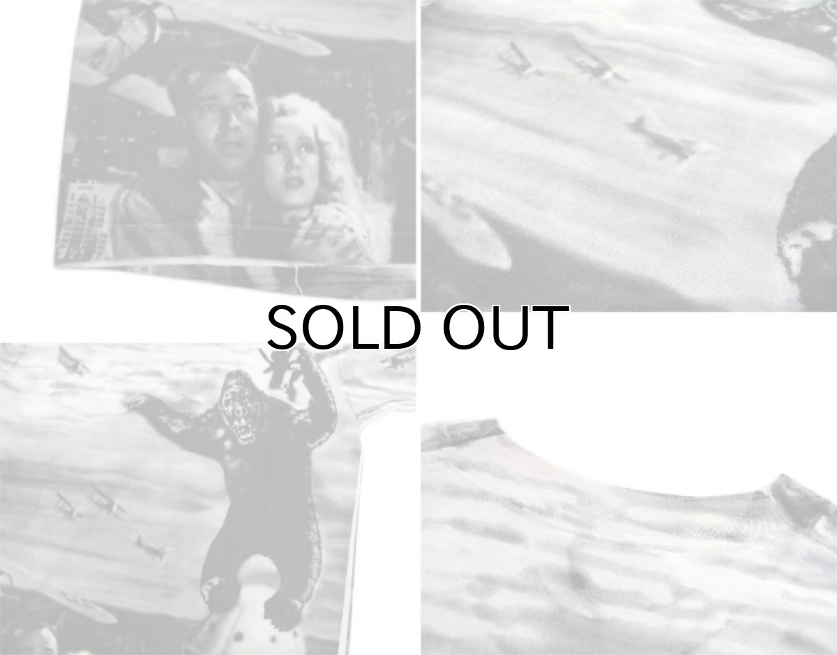 画像4: STANLEY DESANTIS "King Kong" Print T-Shirts GREY size M - L (表記 L) (4)