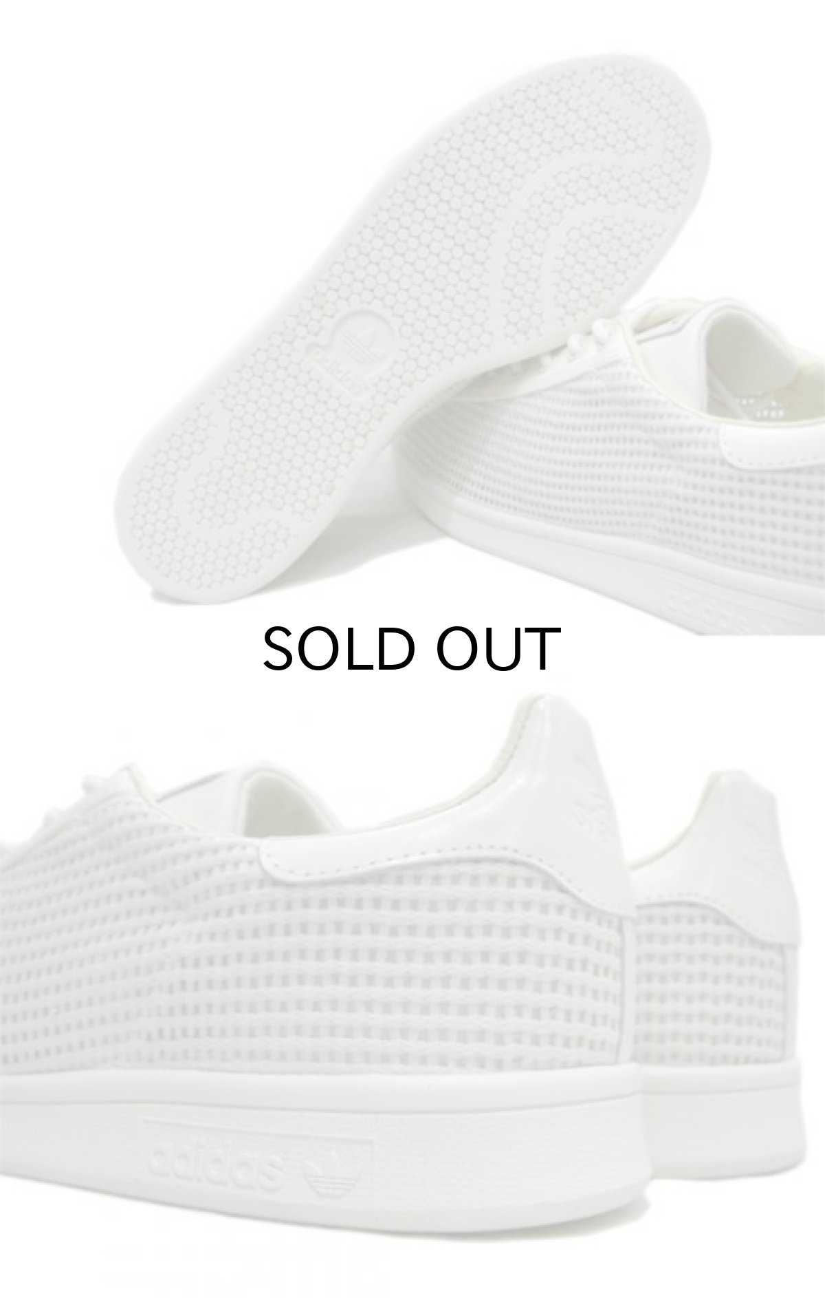 画像3: adidas "STAN SMITH" Mesh Design Sneaker NATURAL size 13 (31 cm) (3)