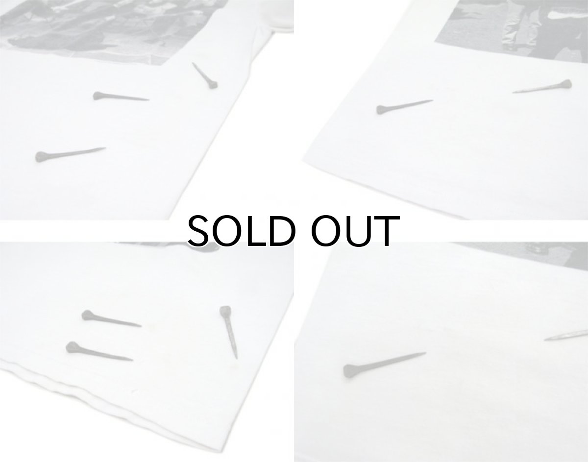 画像6: 1990's "KEVIN WESTENBERG" Photography T-Shirts "Bush"　WHITE　size M (表記 L) (6)