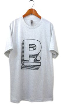 画像1: " Note and Pen the poem " ニューポエムのTee  " P "　WHITE / BLACK　size M / L / XL / XXL (1)