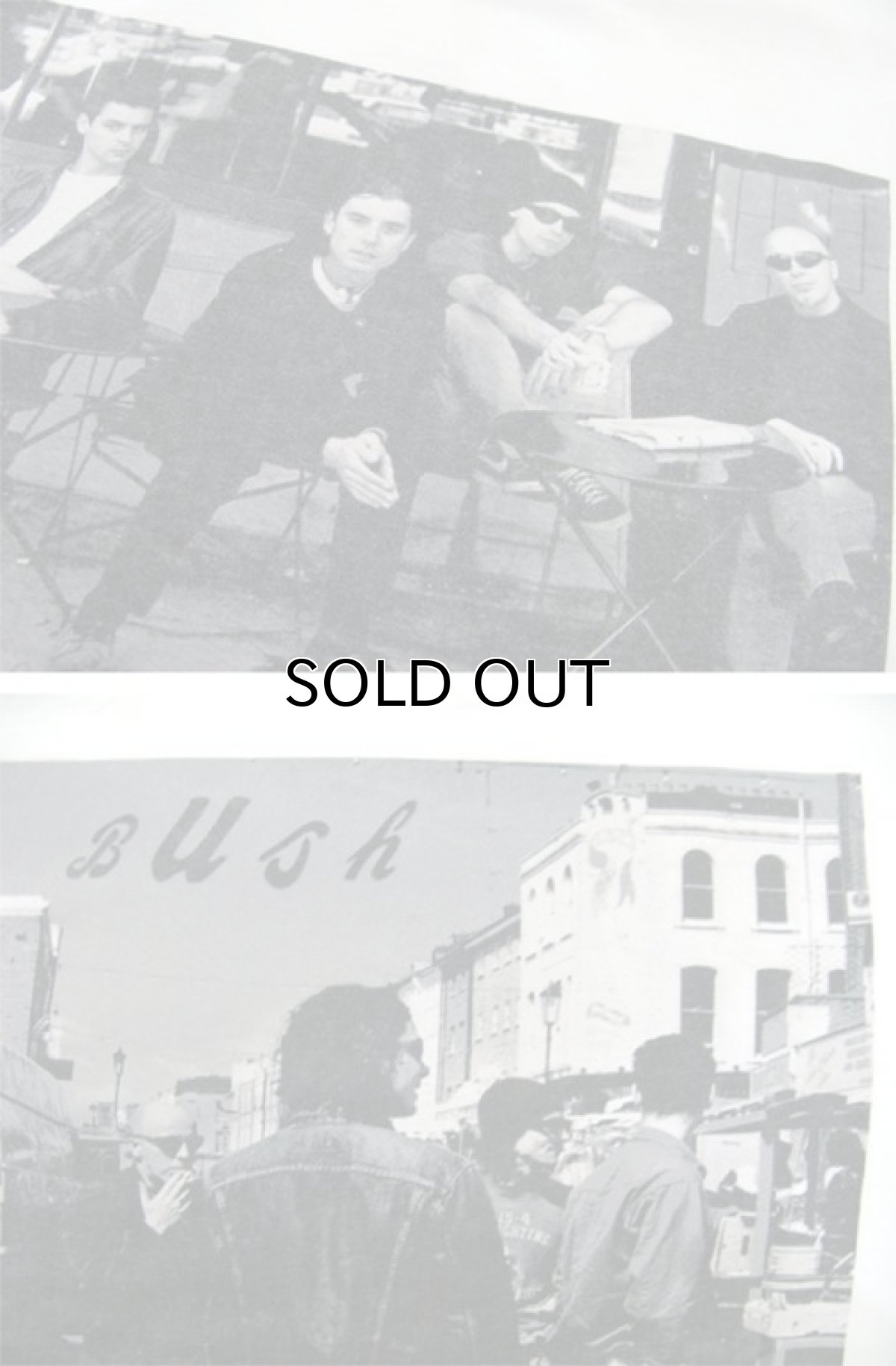 画像5: 1990's "KEVIN WESTENBERG" Photography T-Shirts "Bush"　WHITE　size M (表記 L) (5)