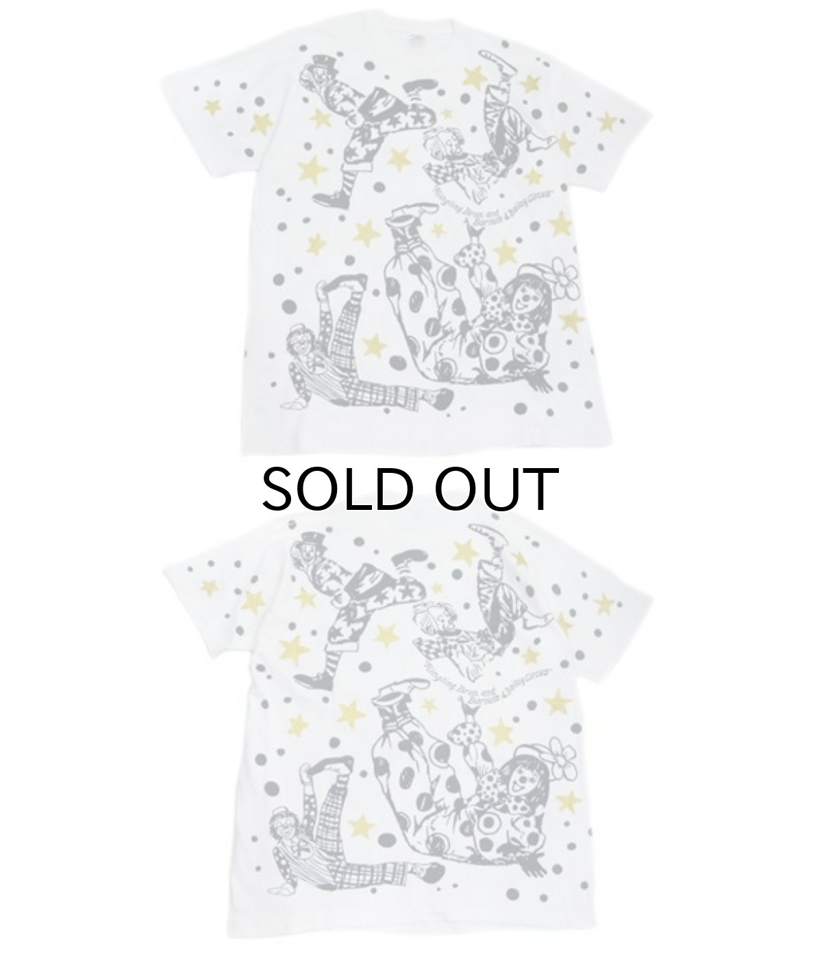 画像3: Fruit of the Room "Barnum & Bailey Circus" Print T-Shirts WHITE L - XL (表記 XL) (3)