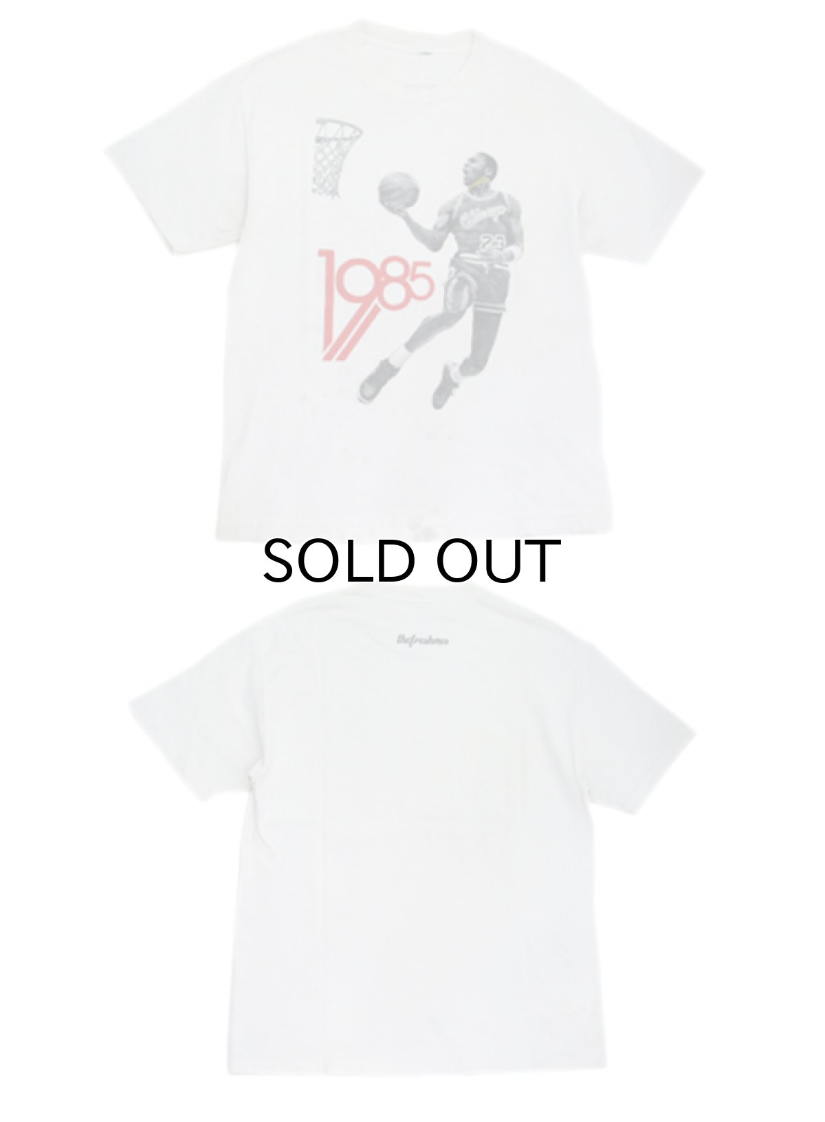 画像2: "JORDAN 1985" Crew Neck Print T-Shirts WHITE sizeM (表記 なし) (2)
