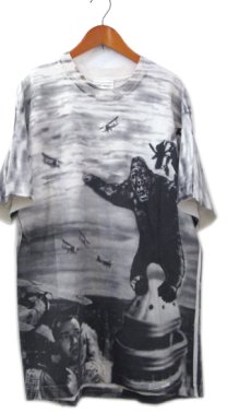 画像1: STANLEY DESANTIS "King Kong" Print T-Shirts　GREY　size M - L (表記 L) (1)