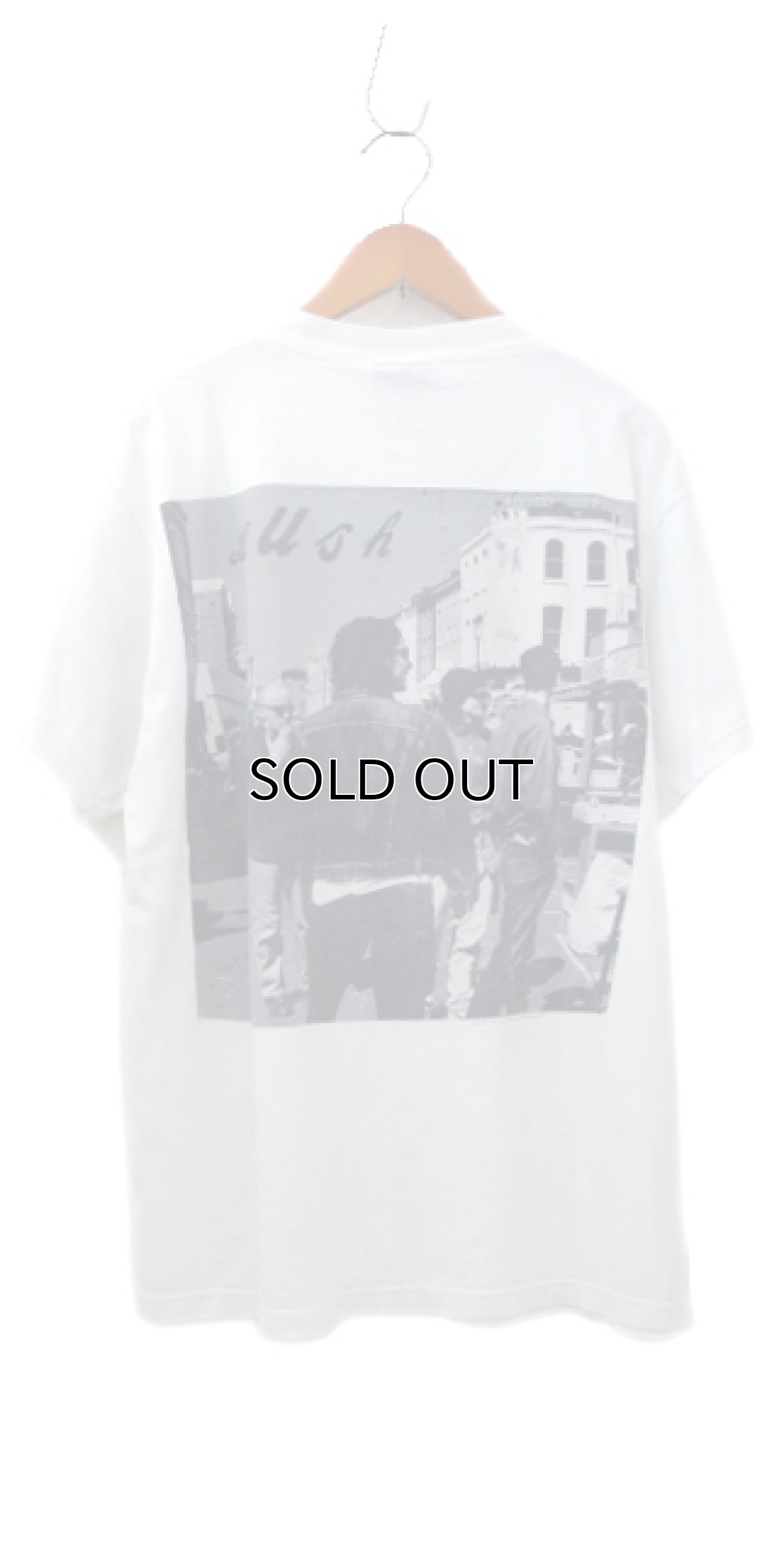 画像2: 1990's "KEVIN WESTENBERG" Photography T-Shirts "Bush"　WHITE　size M (表記 L) (2)