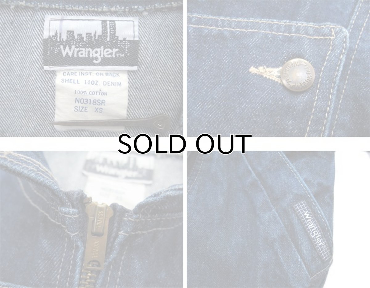 画像4: 1980's "Wrangler" Design Denim Jacket Blue Denim size S (表記 XS) (4)