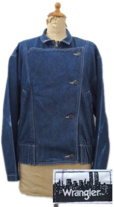 画像1: 1980's "Wrangler" Design Denim Jacket　Blue Denim　size S (表記 XS) (1)