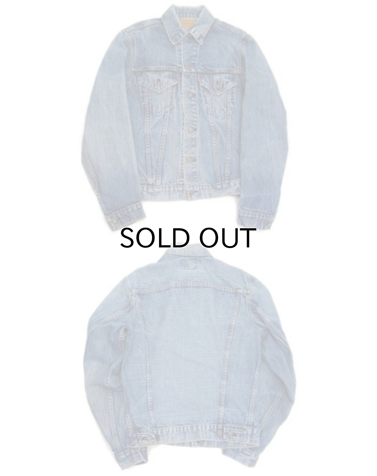 画像3: 1980's Levi's lot : 71205 - 0217 Denim Jacket　Blue Denim　size M (表記 38L) (3)